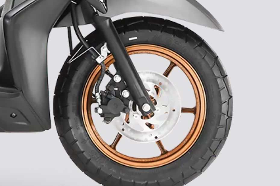 Front Brake View of RayZR 125 Fi Hybrid