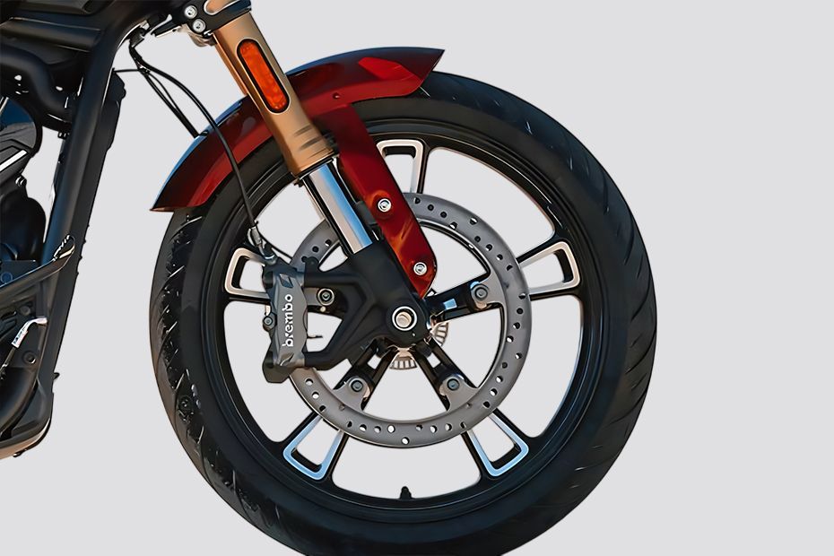 Front Brake View of 101 Scout