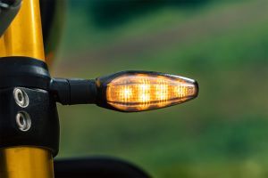 Front Indicator View of Scrambler 400 XC