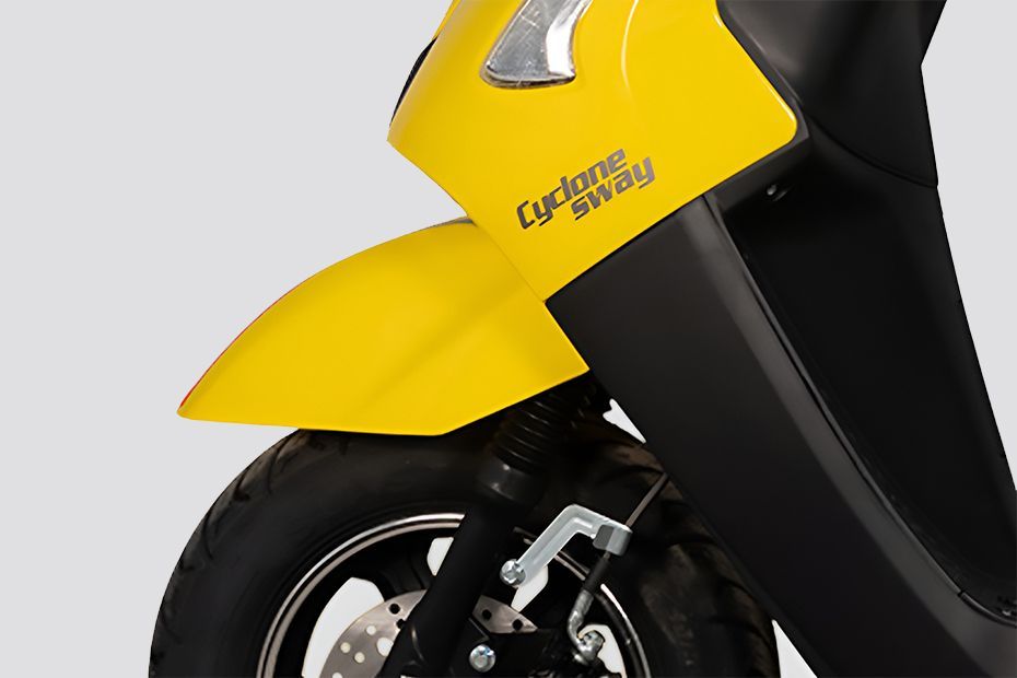 Front Mudguard & Suspension of Cyclone Sway