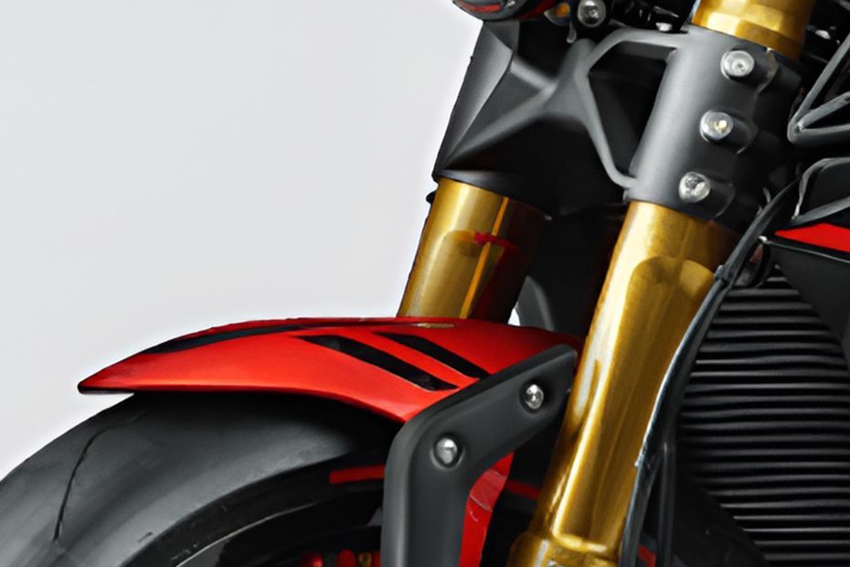 Front Mudguard & Suspension of Rush 1000