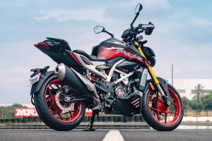 Rear Right View of Apache RTR 310