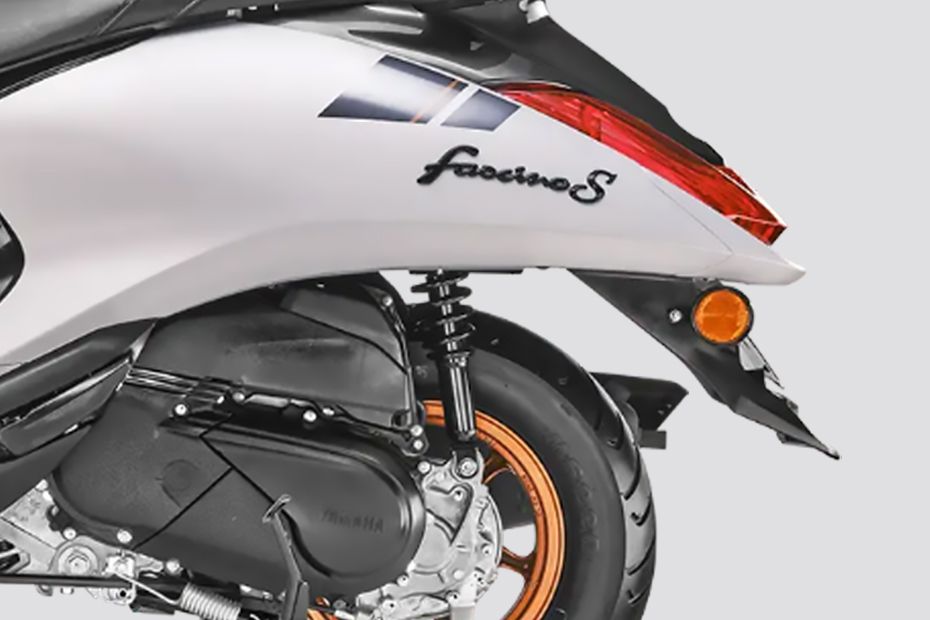 Rear Suspension View of Fascino 125 Fi Hybrid