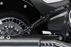 Rear Suspension View of Scout Classic