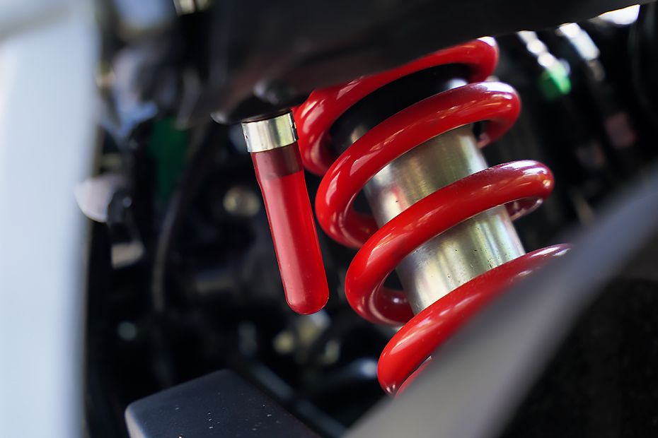 Rear Suspension View of Xtreme 250R