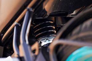 Rear Suspension View of 2025 FZ-S Fi