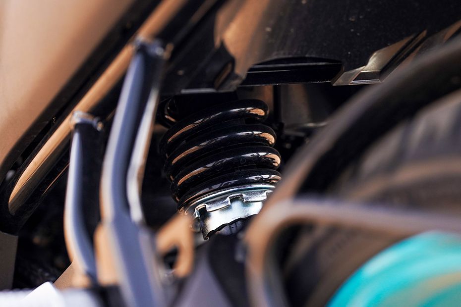 Rear Suspension View of 2025 FZ-S Fi