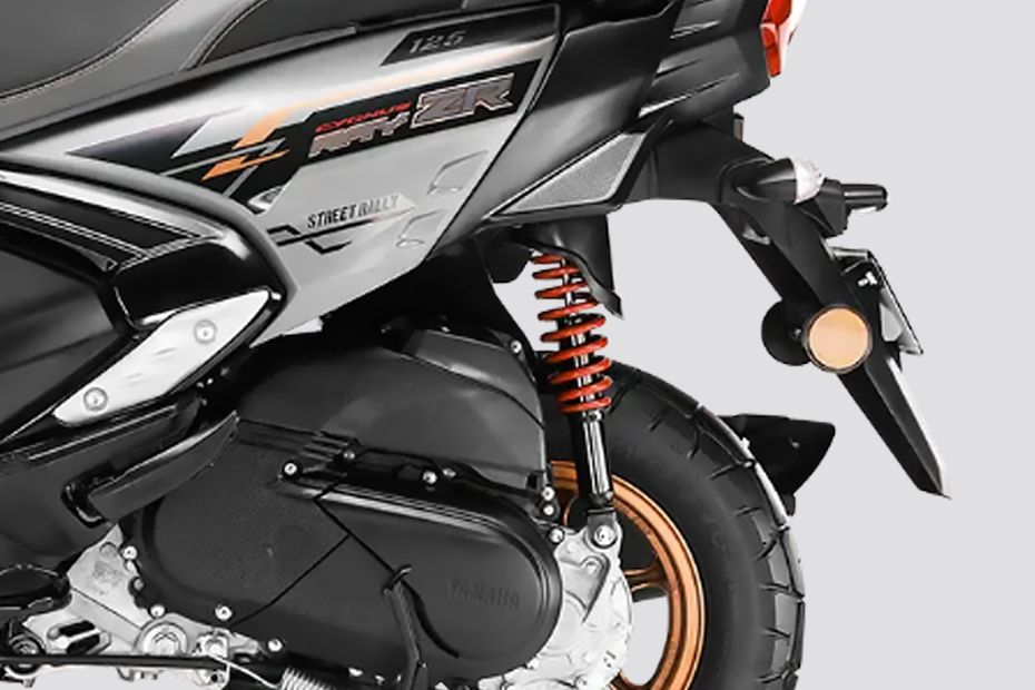 Rear Suspension View of RayZR 125 Fi Hybrid