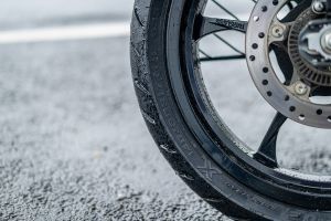 Rear Tyre View of 160 Duke