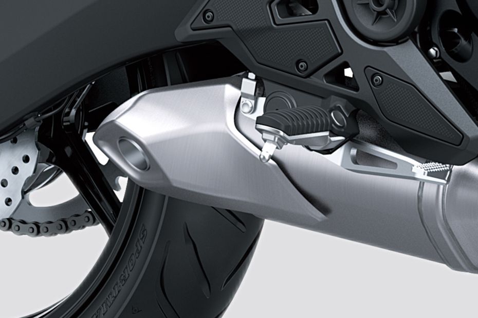 Exhaust View of Versys 650