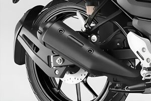 Exhaust View of FZ X