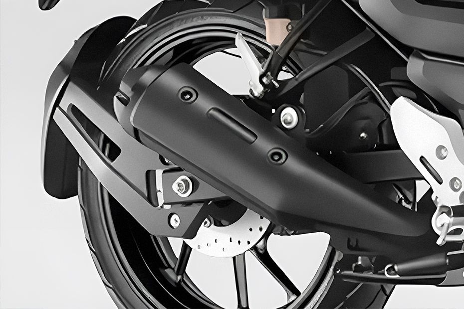 Exhaust View of FZ X