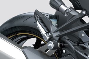 Foot Rest View of Ninja 1100SX