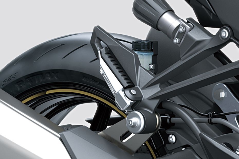 Foot Rest View of Ninja 1100SX