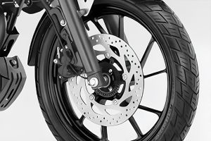 Front Brake View of FZ X