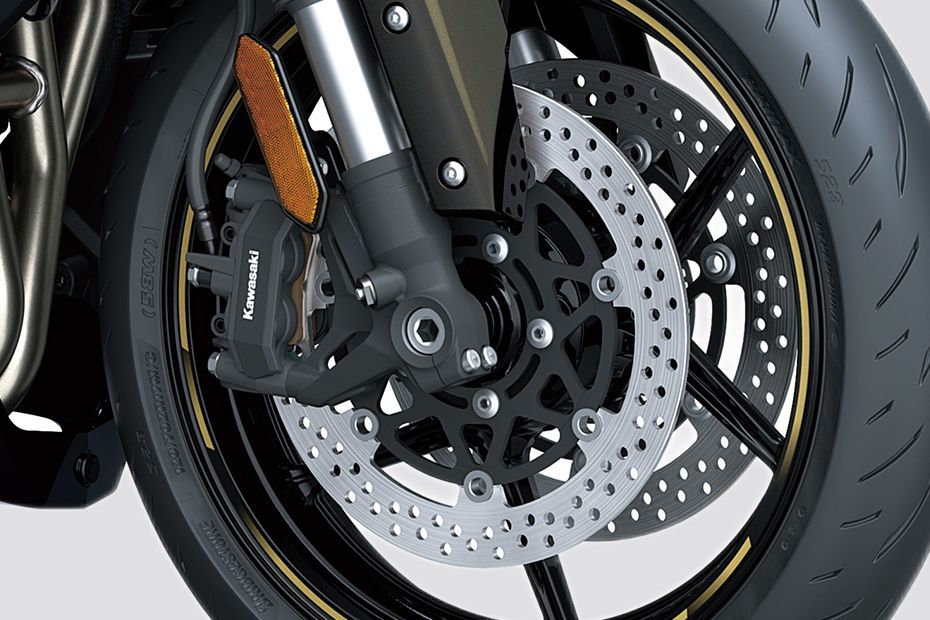 Front Brake View of Ninja 1100SX