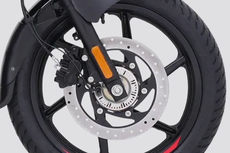 Front Brake View of Pulsar 220 F