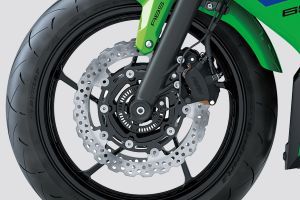 Front Brake View of Ninja 650