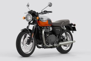 Front Left View of Bonneville T100