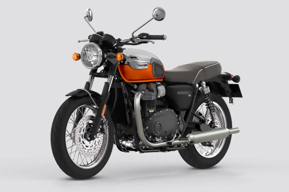 Front Left View of Bonneville T100