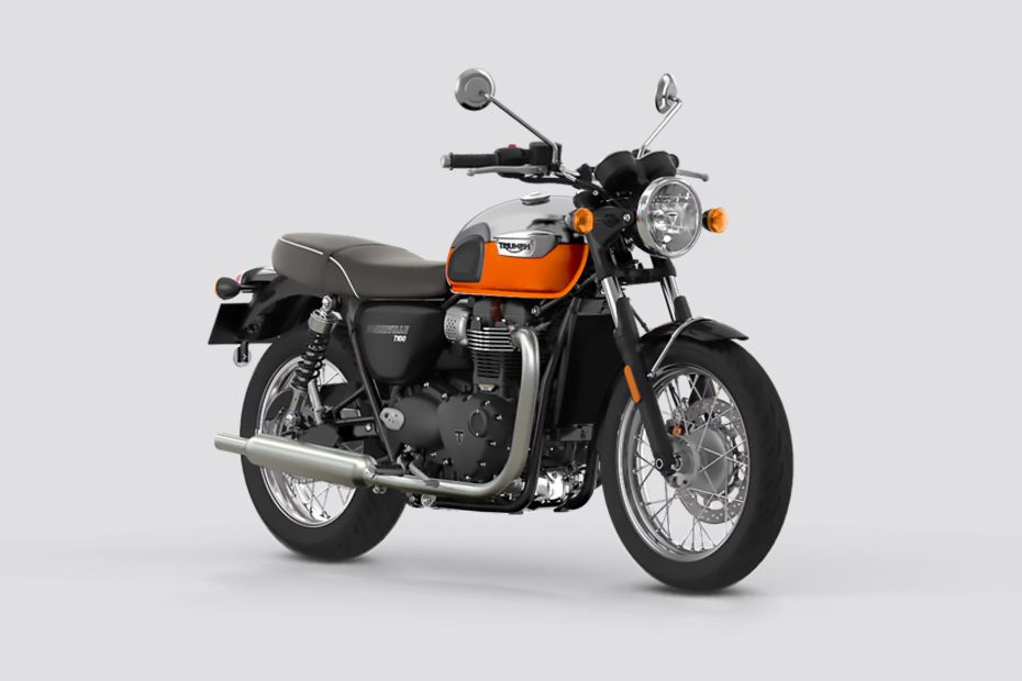 Front Right View of Bonneville T100