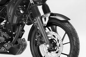 Front Suspension View of FZ X