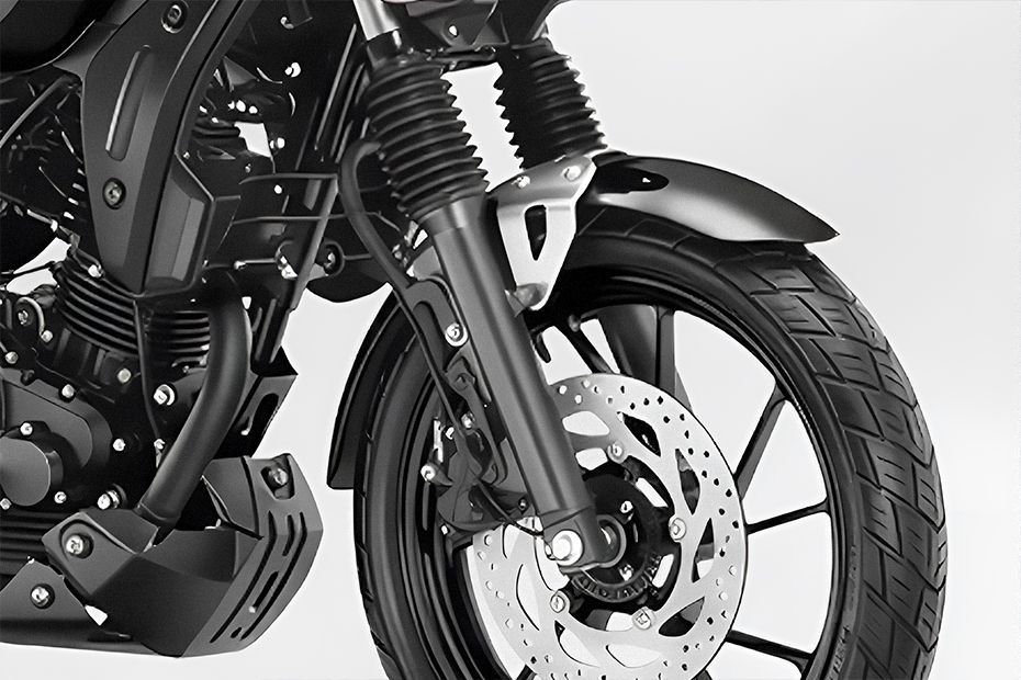Front Suspension View of FZ X
