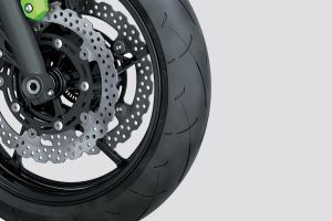 Front Tyre View of Ninja 650