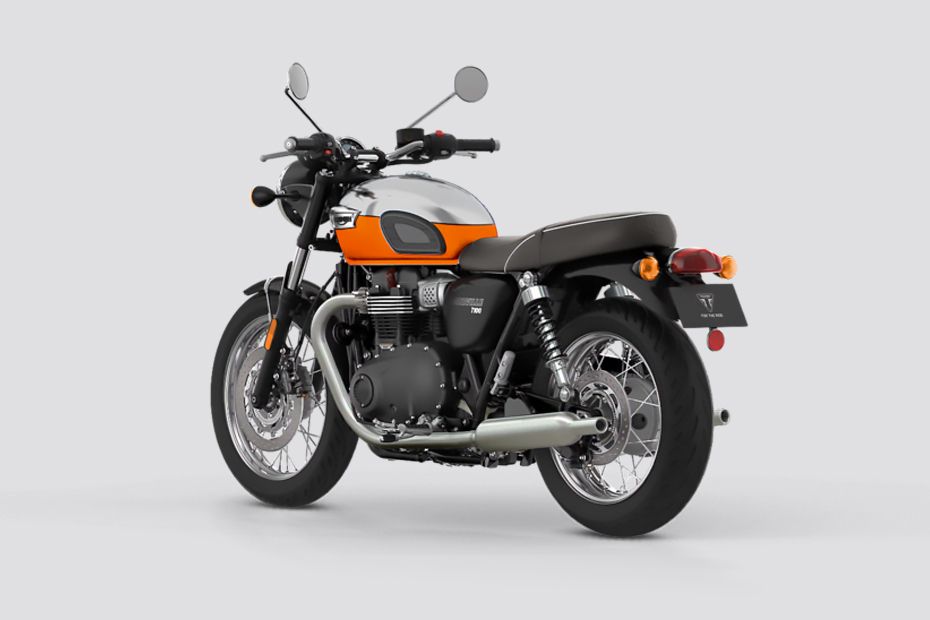 Rear Left View of Bonneville T100