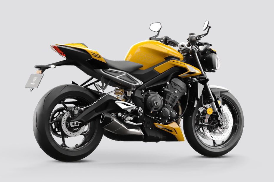 Rear Right View of Street Triple 765