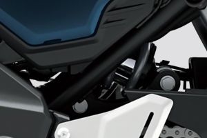 Rear Suspension View of Z650RS