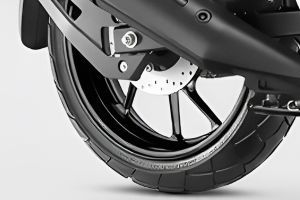 Rear Tyre View of FZ X