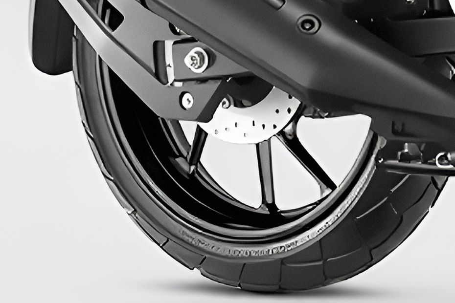 Rear Tyre View of FZ X