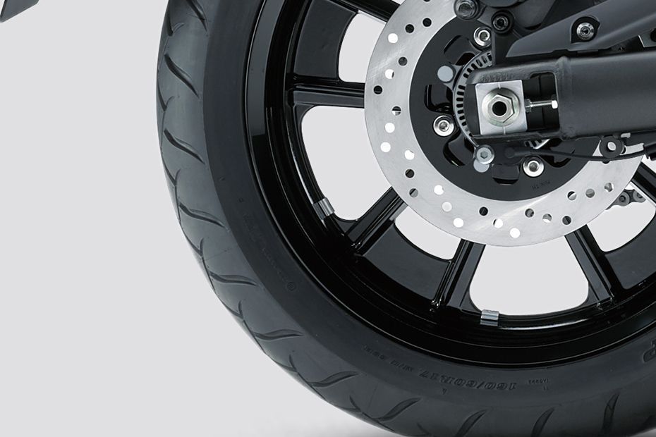 Rear Tyre View of Vulcan S