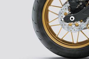Rear Tyre View of Z650RS