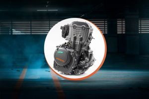 Engine of 125 Duke