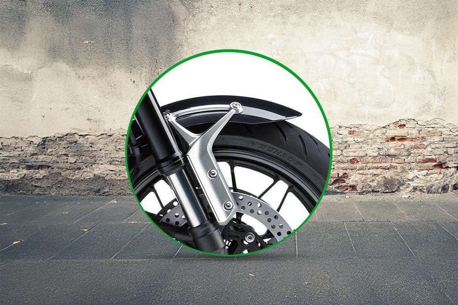Front Mudguard & Suspension of Z900RS