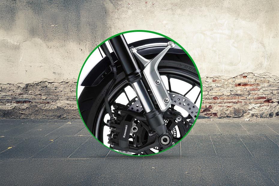 Front Suspension View of Z900RS
