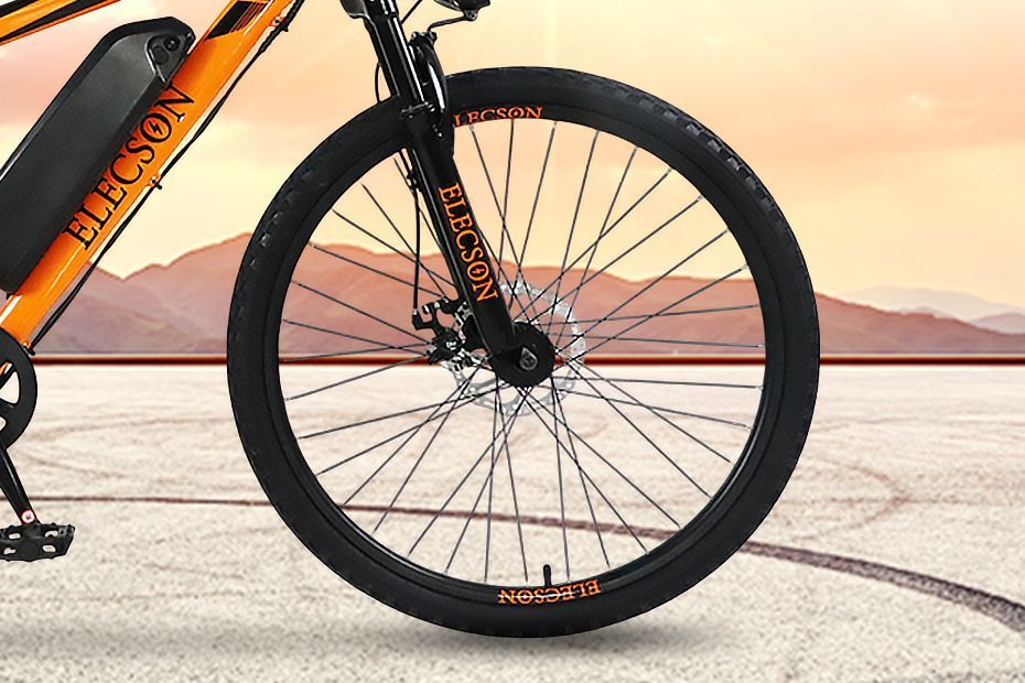 Front Tyre View of ZX