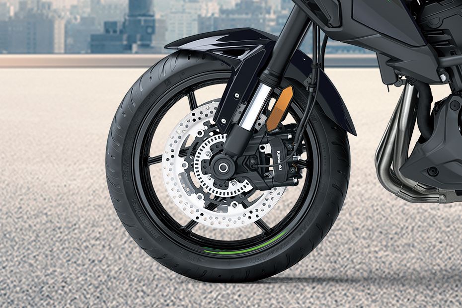 Front Tyre View of Versys 1100