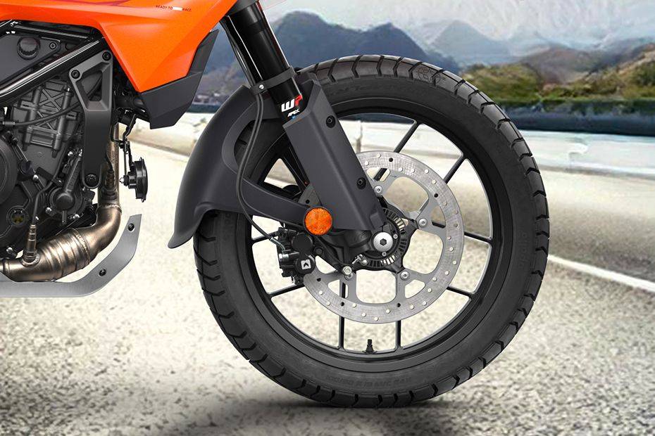 Front Tyre View of 2025 250 Adventure