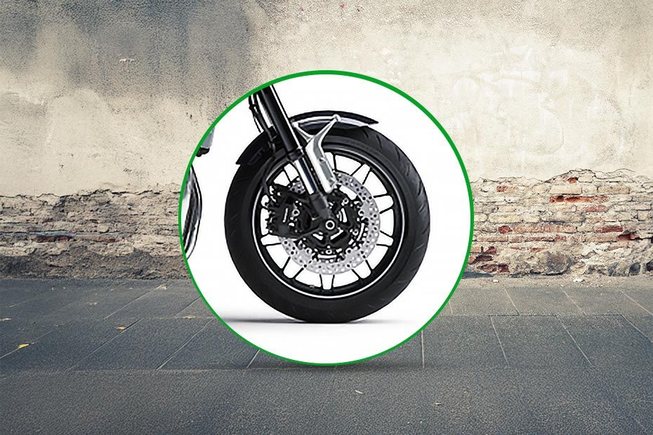 Front Tyre View of Z900RS