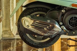 Rear Tyre View of 150