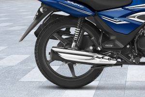 Rear Tyre View of Shine 125