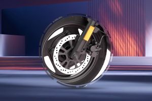 Front Brake View of S1 X Plus