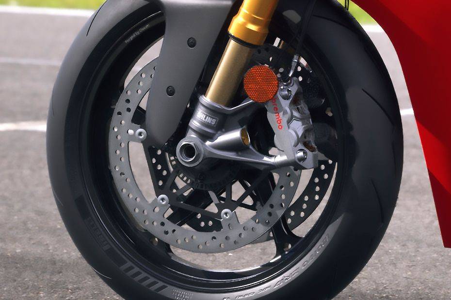 Front Brake View of 2025 Panigale V4