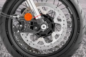 Front Brake View of 390 SMC R