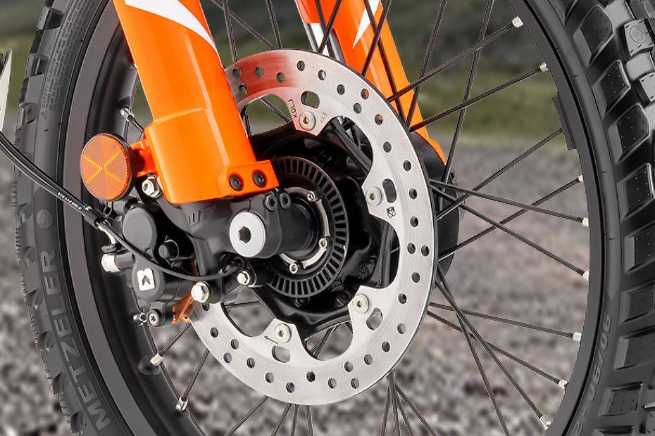 Front Brake View of 390 Enduro R