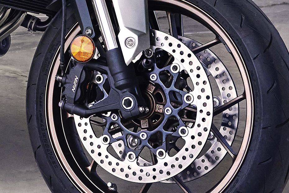 Front Brake View of CB650R