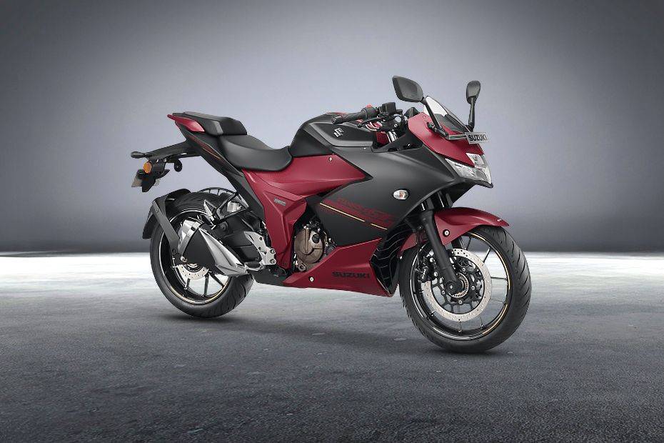 Front Right View of Gixxer SF 250 Flex Fuel